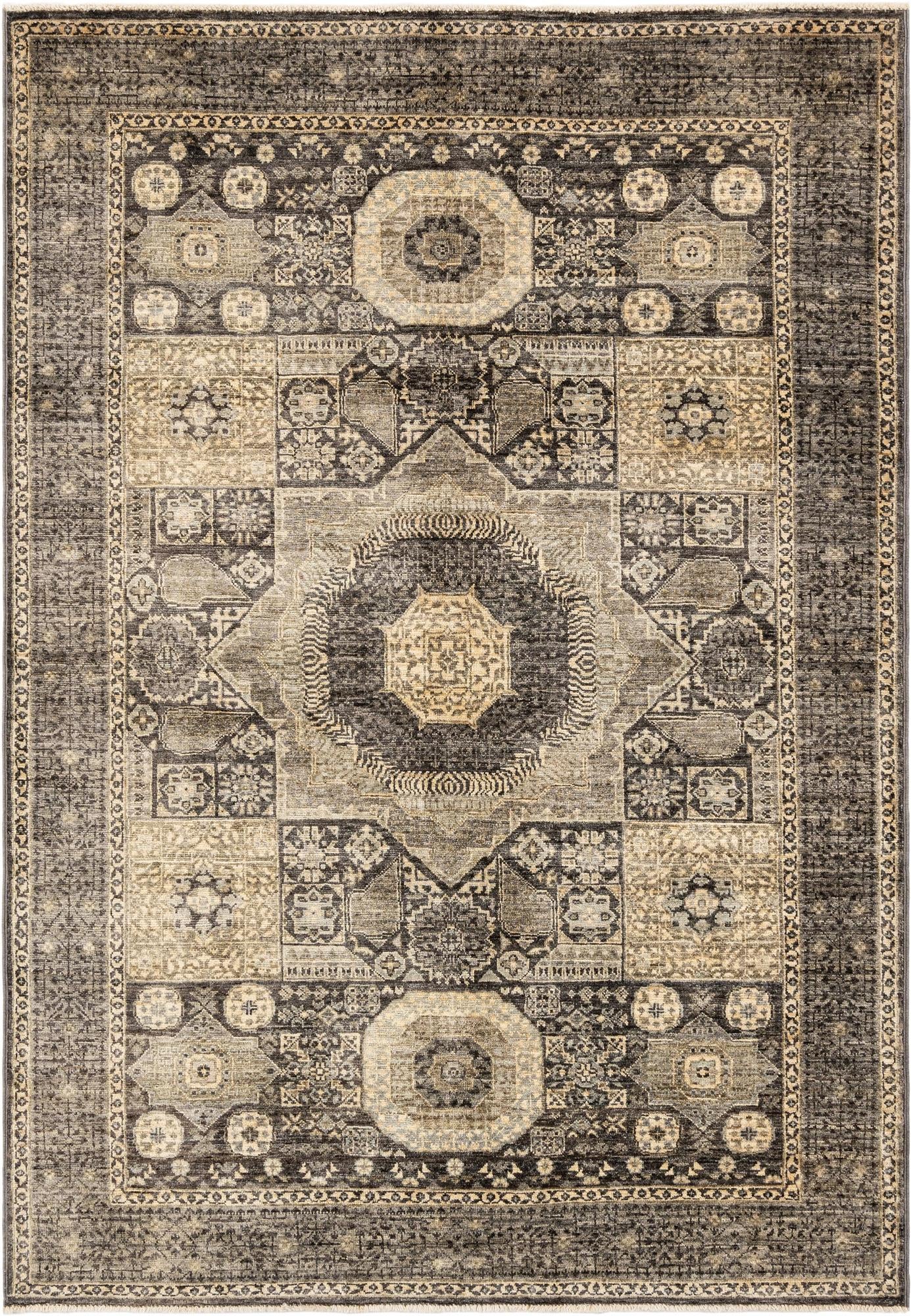 3' 11 x 5' 9 Hand Knotted Mamluk Rug