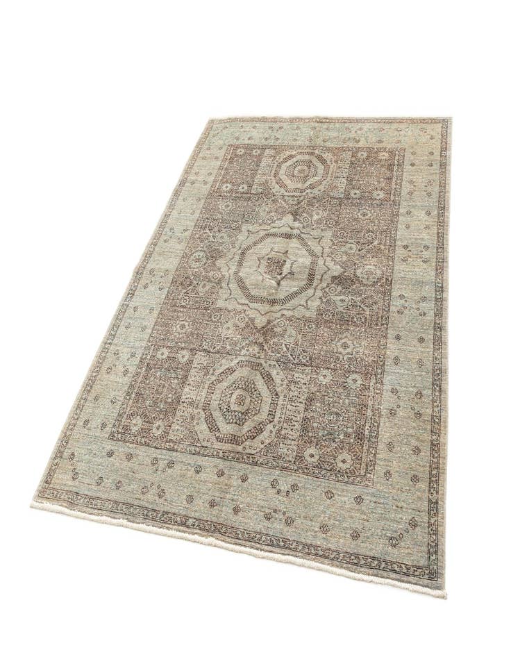 Detail image of 5' 7 x 7' 7  Hand Knotted Mamluk Rug