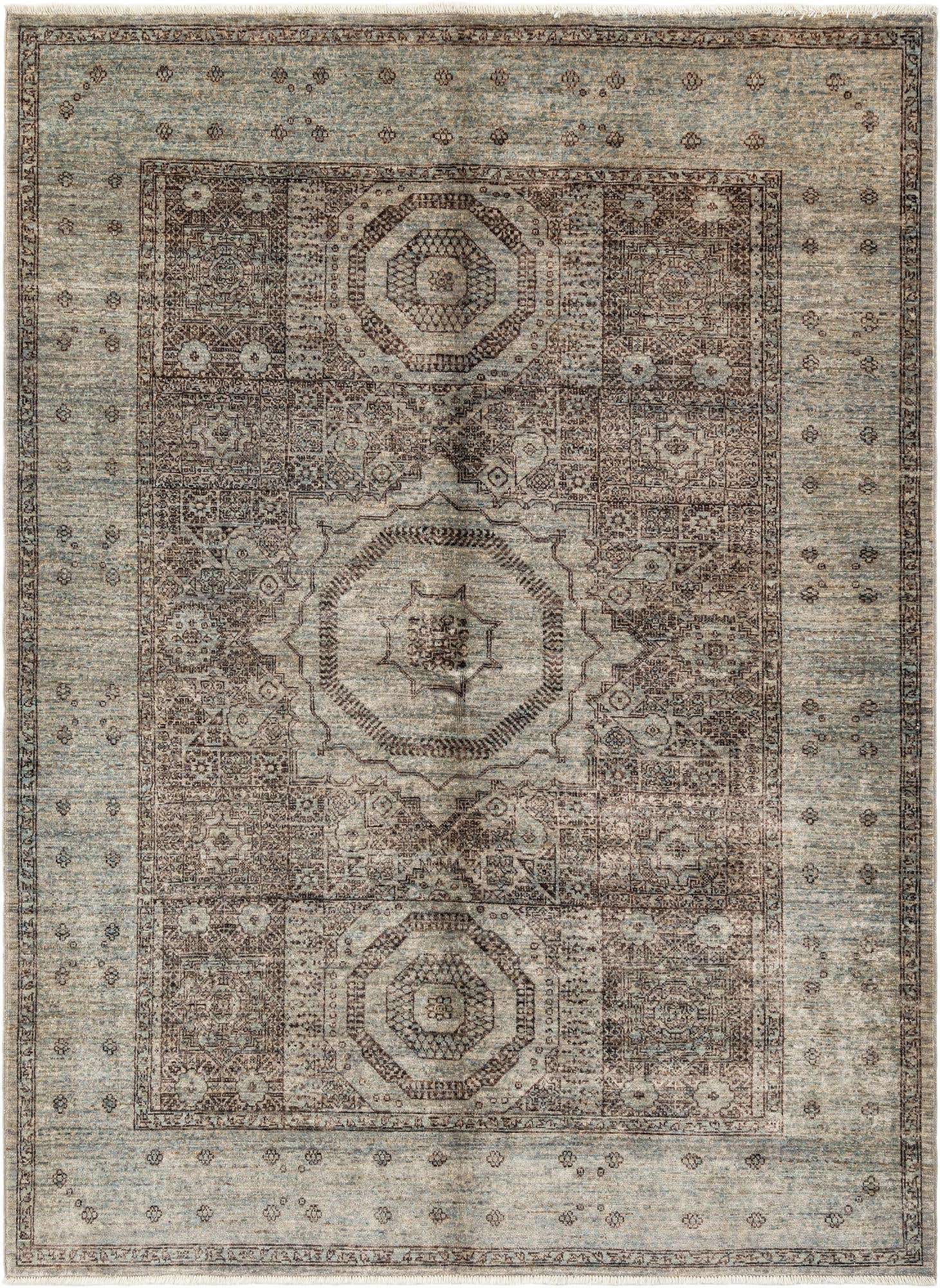 5' 7 x 7' 7 Hand Knotted Mamluk Rug