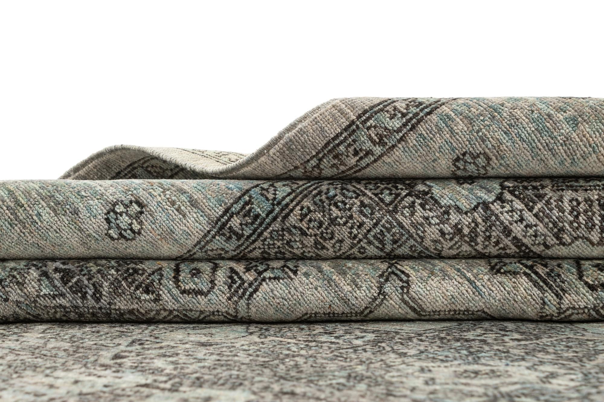 5' 7 x 7' 10 Hand Knotted Mamluk Rug