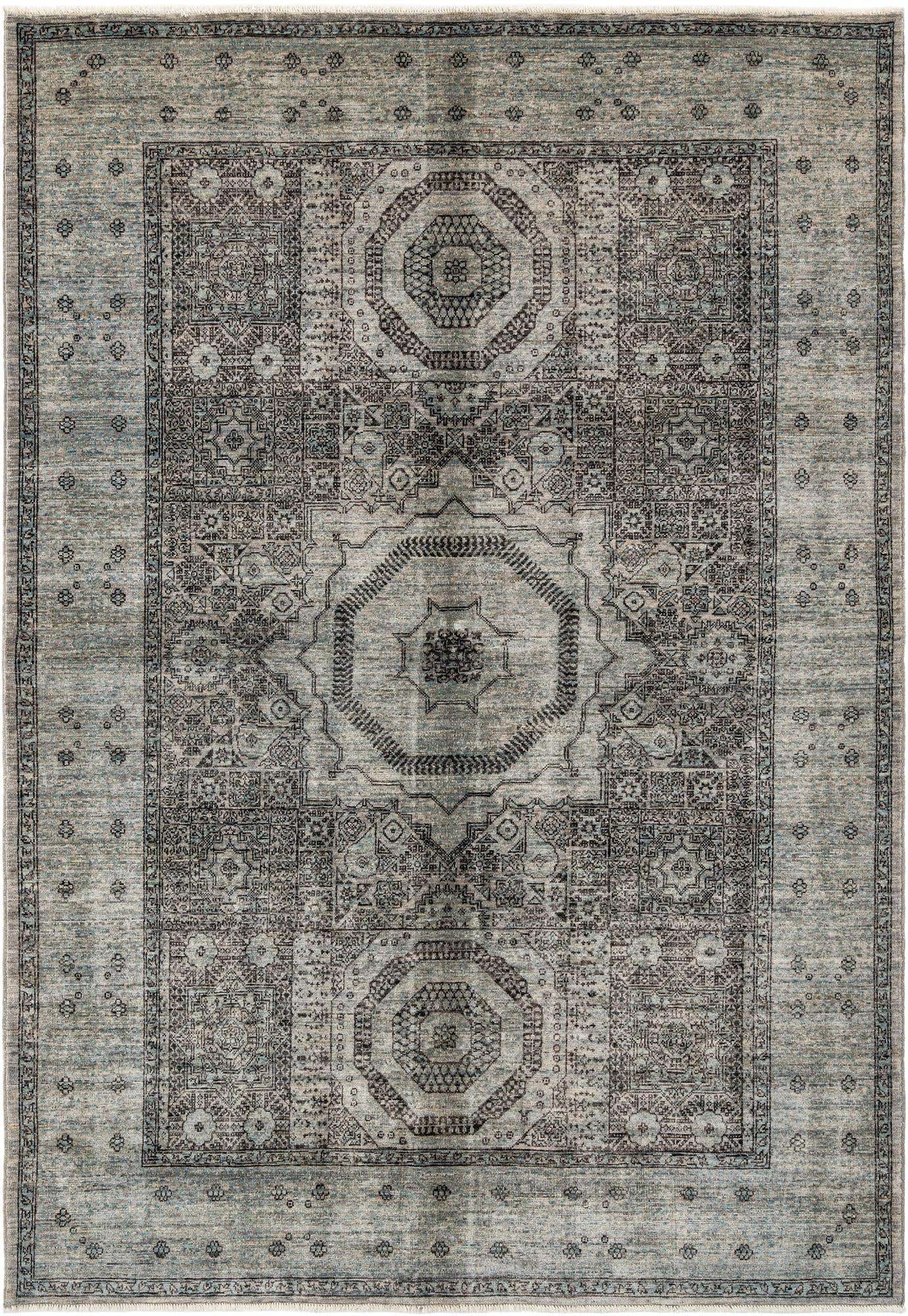 5' 7 x 7' 10 Hand Knotted Mamluk Rug