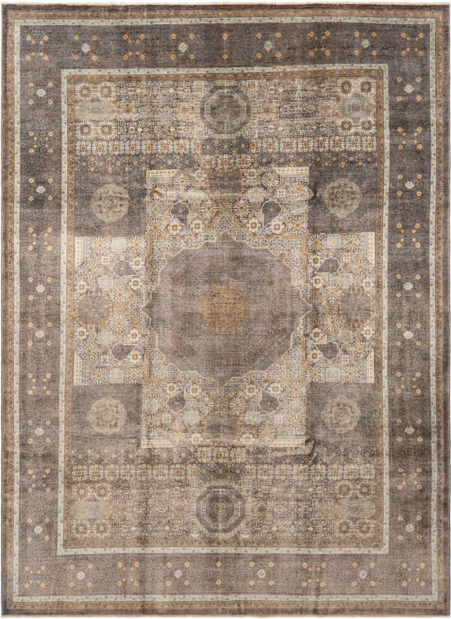 7' 4 x 9' 10 Hand Knotted Mamluk Rug