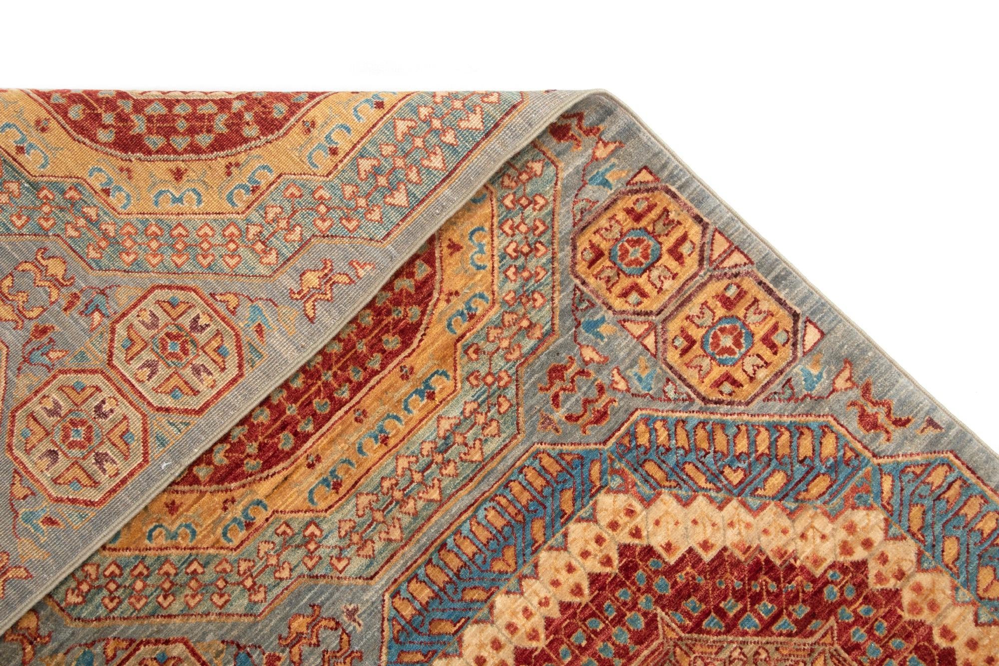 9' x 11' 8 Hand Knotted Mamluk Rug