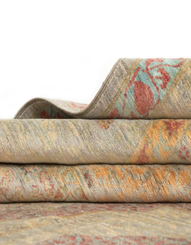 Detail image of 9' 1 x 11' 8  Hand Knotted Mamluk Rug