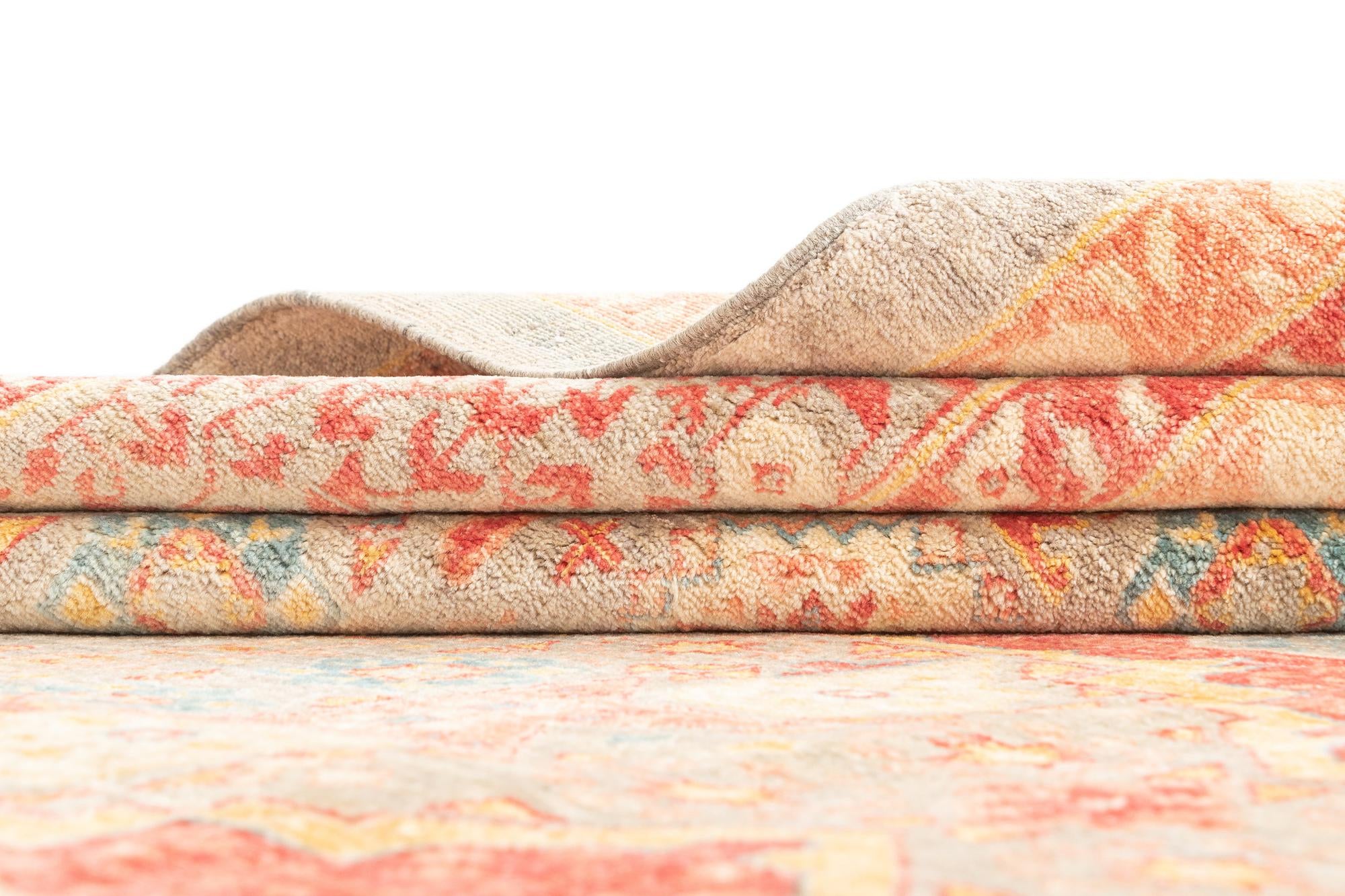 10' x 13' 2 Hand Knotted Mamluk Rug