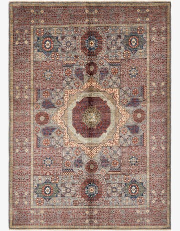 5' 1 x 7' 1 Hand Knotted Mamluk Rug