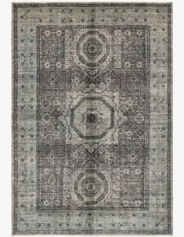 5' 7 x 7' 10 Hand Knotted Mamluk Rug