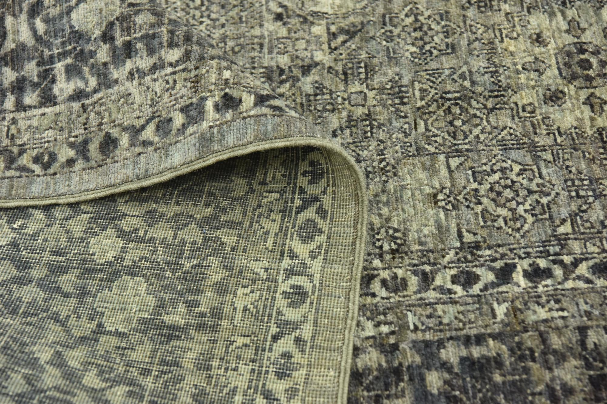 8' 9 x 11' 3 Hand Knotted Mamluk Ziegler Rug