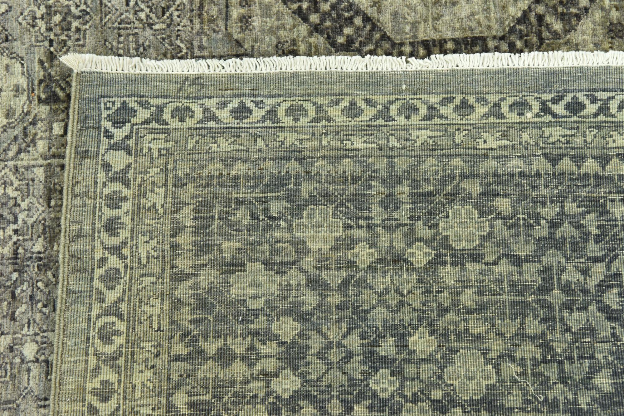 8' 9 x 11' 3 Hand Knotted Mamluk Ziegler Rug