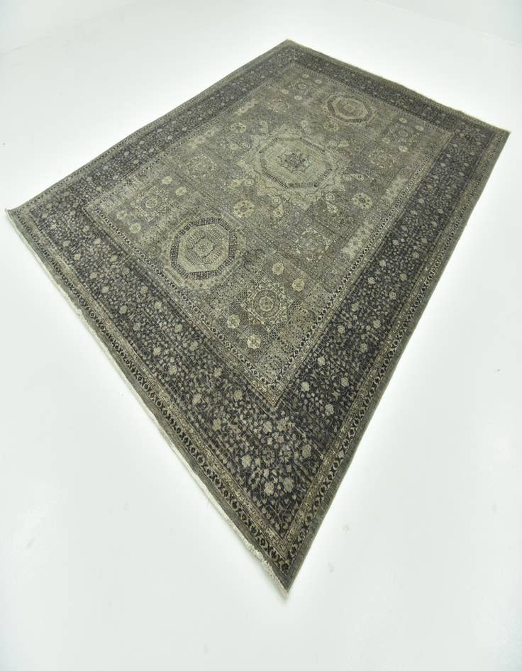 Detail image of 8' 9 x 11' 3  Hand Knotted Mamluk Ziegler Rug