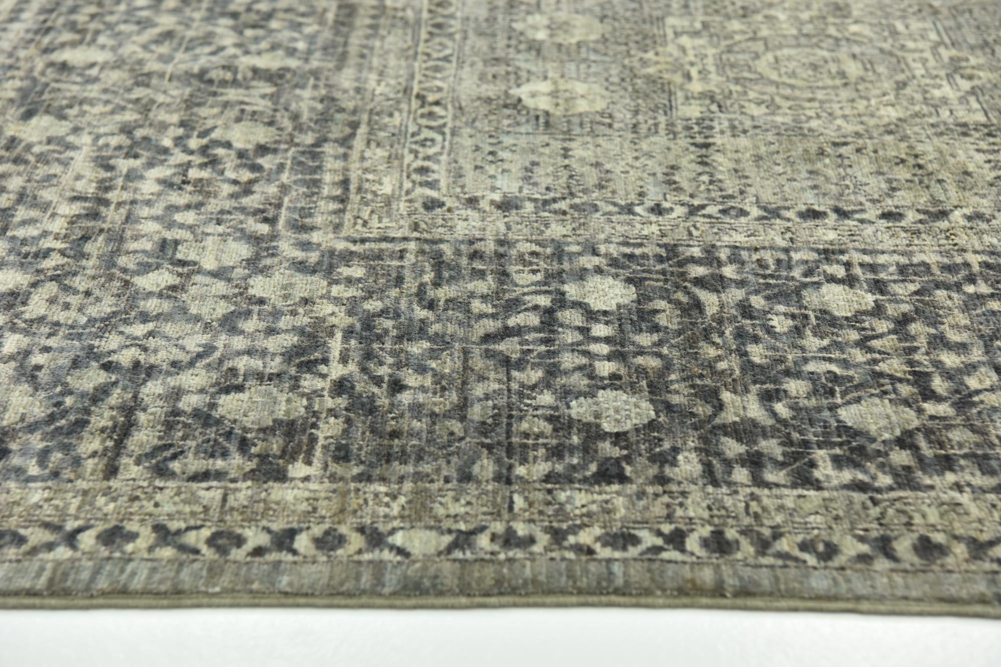 8' 9 x 11' 3 Hand Knotted Mamluk Ziegler Rug