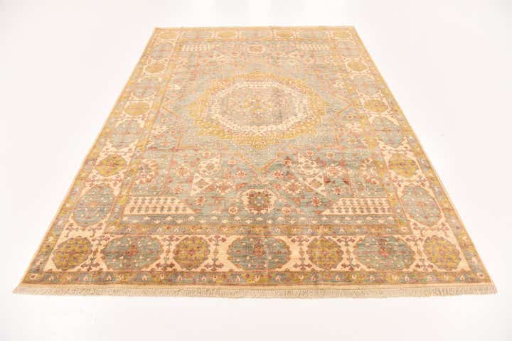 6' 2 x 9' Hand Knotted Mamluk Ziegler Oriental Rug