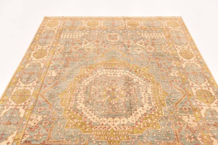 Detail image of 6' 2 x 9' Hand Knotted Mamluk Ziegler Oriental Rug