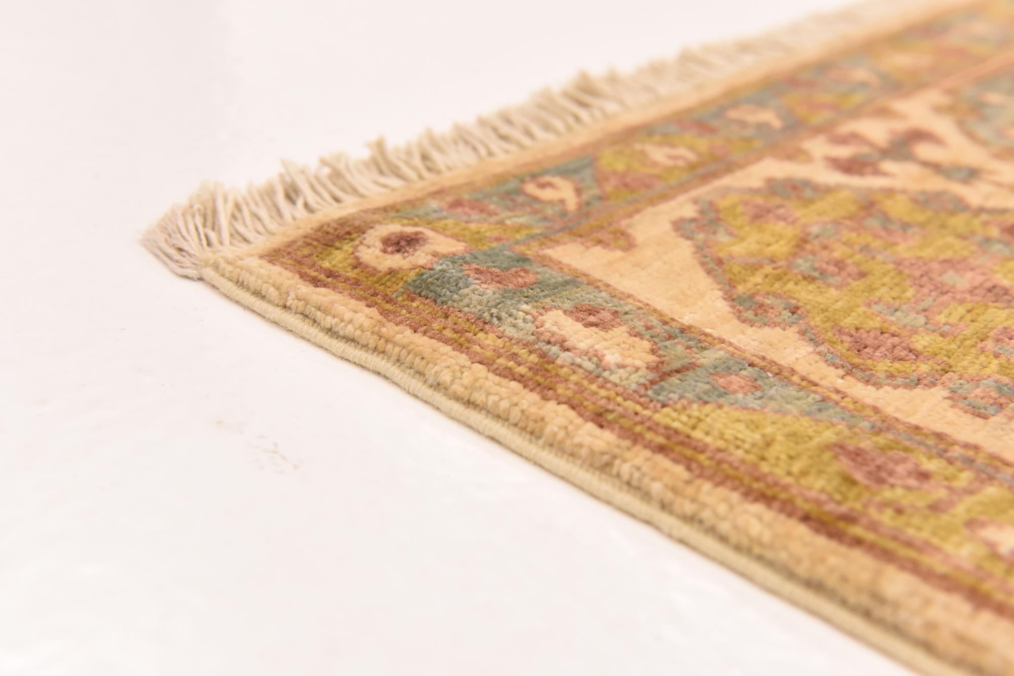 6' 2 x 9' Hand Knotted Mamluk Ziegler Oriental Rug