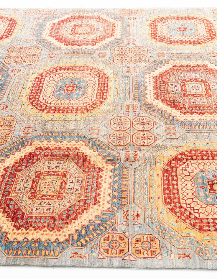 Detail image of 6' 10 x 9' 5  Hand Knotted Mamluk Ziegler Oriental Rug