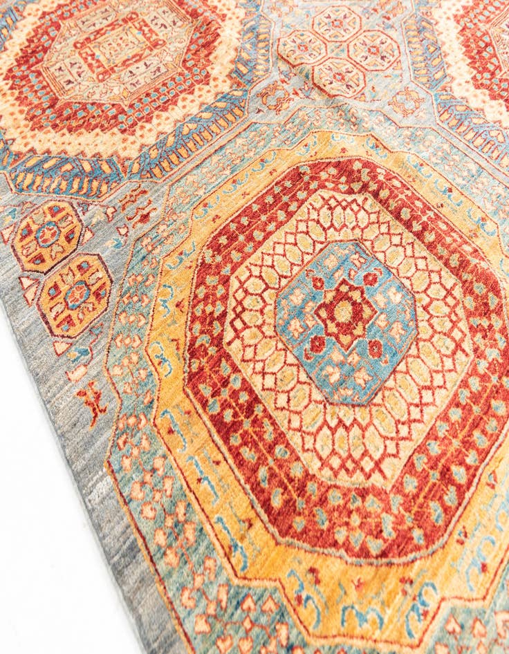 Detail image of 6' 10 x 9' 5  Hand Knotted Mamluk Ziegler Oriental Rug