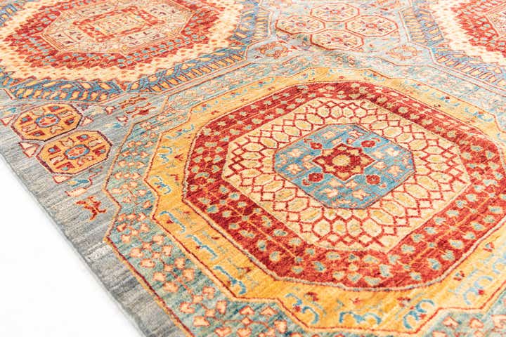 6' 10 x 9' 5 Hand Knotted Mamluk Ziegler Oriental Rug