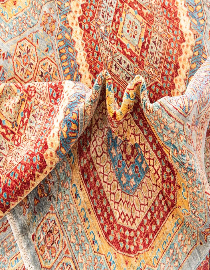 Detail image of 6' 10 x 9' 5  Hand Knotted Mamluk Ziegler Oriental Rug