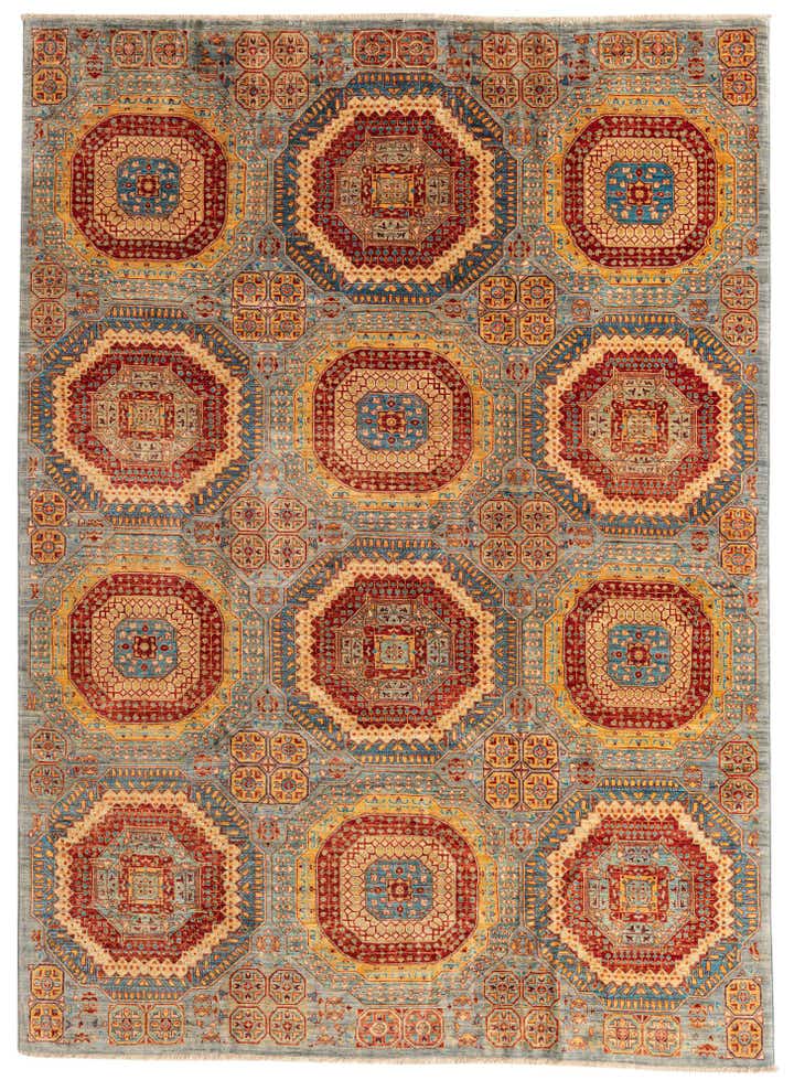 6' 10 x 9' 5 Hand Knotted Mamluk Ziegler Oriental Rug