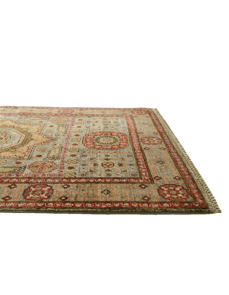 Detail image of 3' 4 x 4' 10 Hand Knotted Mamluk Ziegler Rug