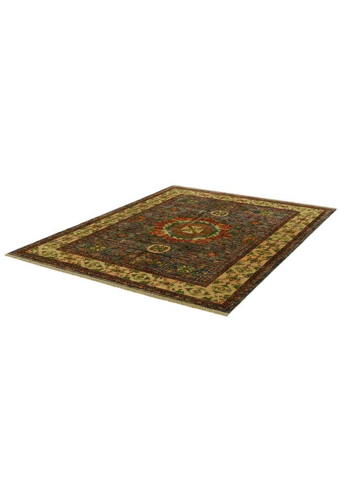 4' 11 x 6' 5 Hand Knotted Mamluk Ziegler Rug