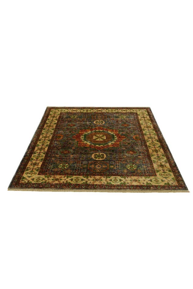 Detail image of 4' 11 x 6' 5 Hand Knotted Mamluk Ziegler Rug