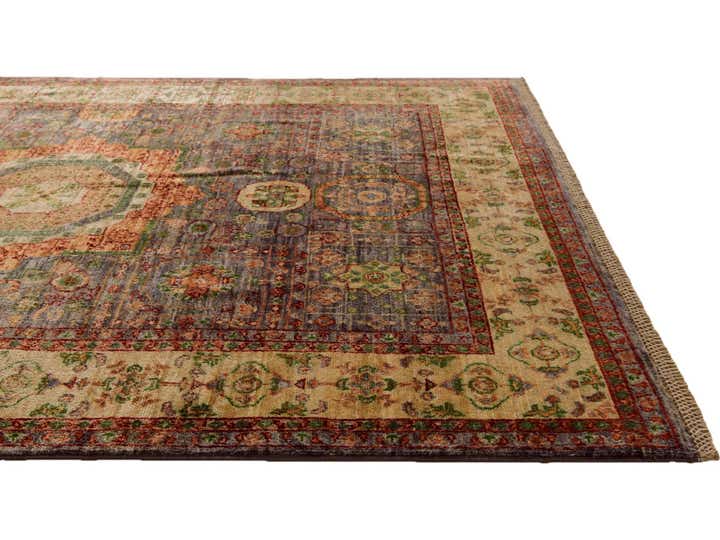 4' 11 x 6' 5 Hand Knotted Mamluk Ziegler Rug