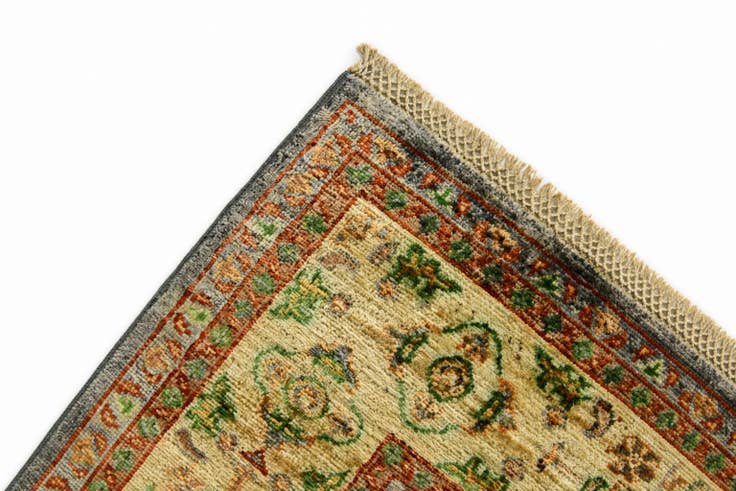 Detail image of 4' 11 x 6' 5 Hand Knotted Mamluk Ziegler Rug