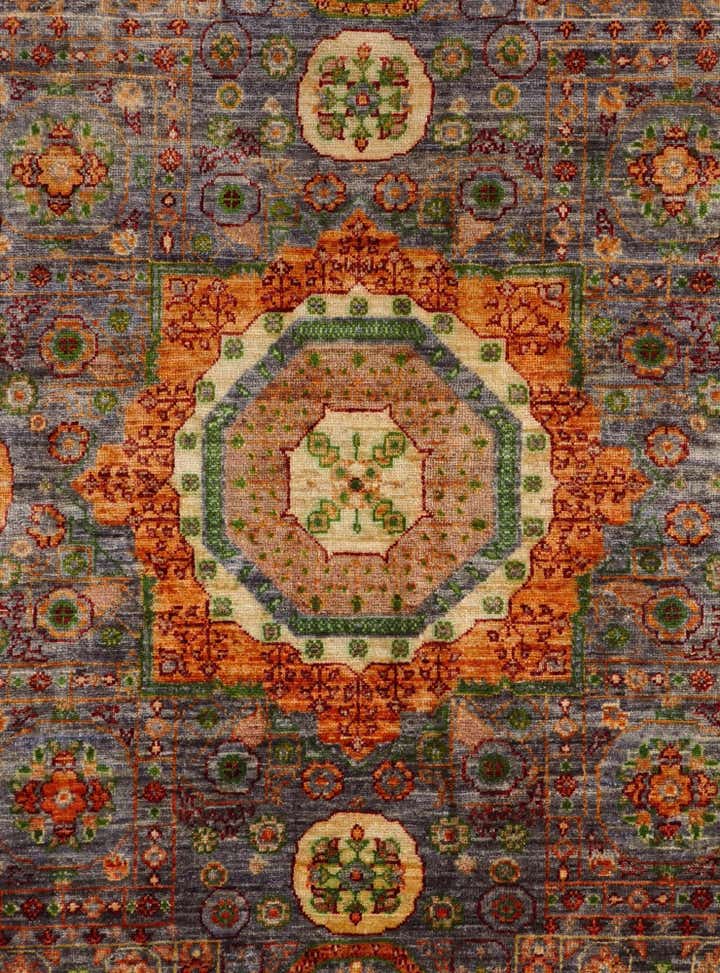 4' 11 x 6' 5 Hand Knotted Mamluk Ziegler Rug