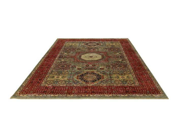 6' 9 x 9' 10 Hand Knotted Mamluk Ziegler Rug