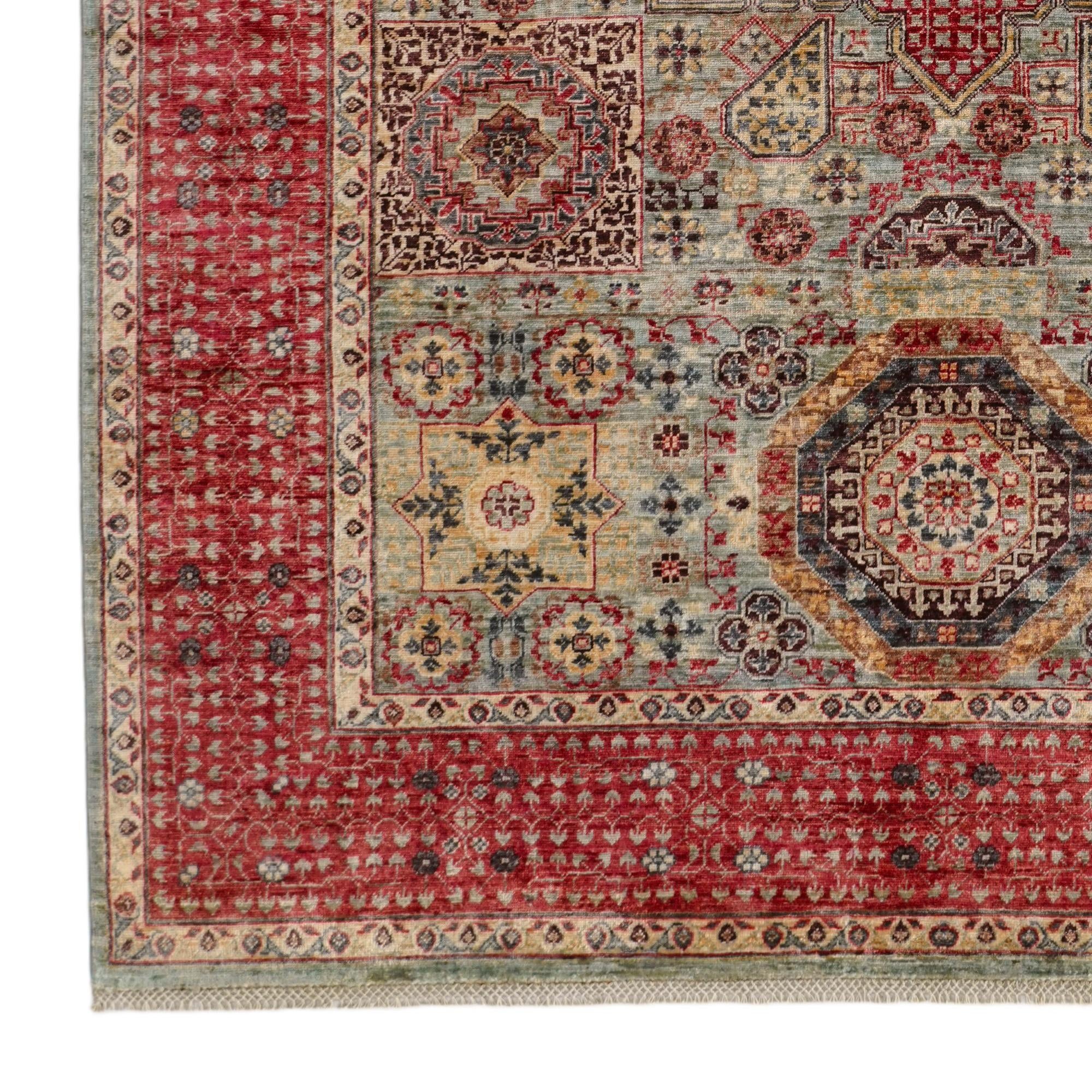 6' 9 x 9' 10 Hand Knotted Mamluk Ziegler Rug