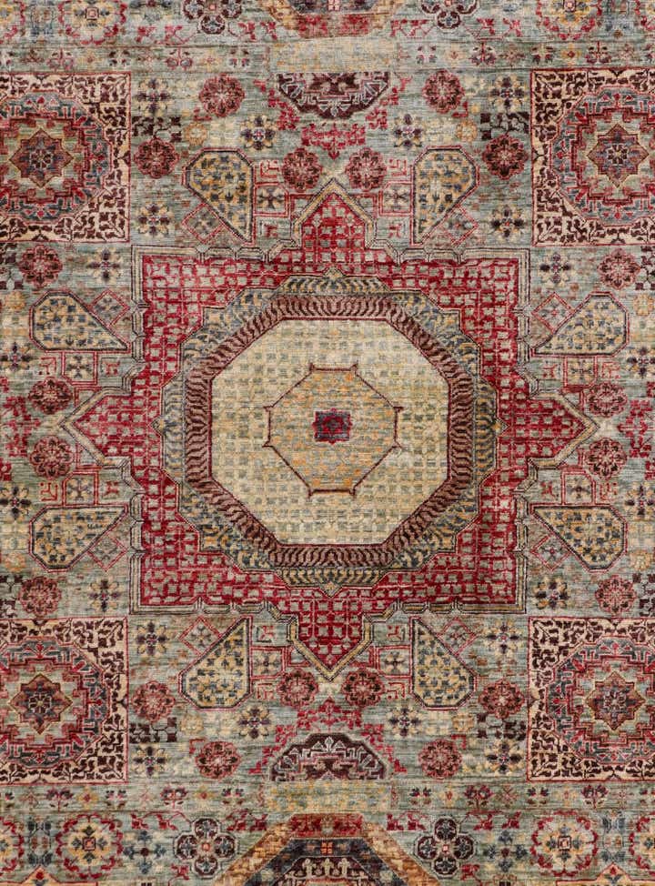 6' 9 x 9' 10 Hand Knotted Mamluk Ziegler Rug