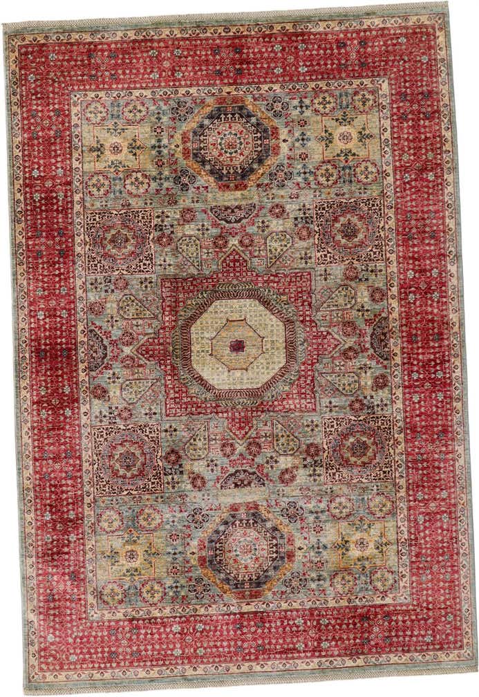 6' 9 x 9' 10 Hand Knotted Mamluk Ziegler Rug