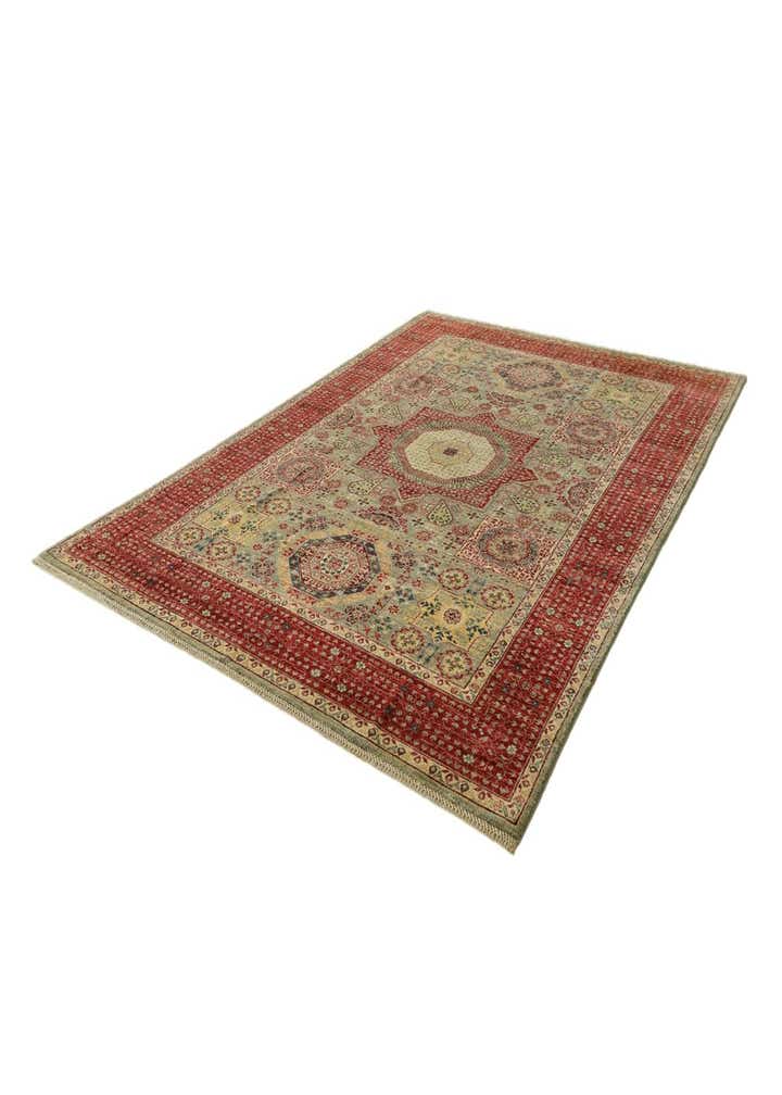 6' 9 x 9' 7 Hand Knotted Mamluk Ziegler Rug