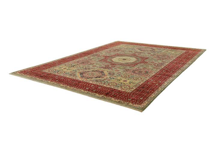 6' 9 x 9' 7 Hand Knotted Mamluk Ziegler Rug