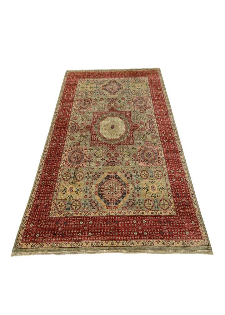 6' 9 x 9' 7 Hand Knotted Mamluk Ziegler Rug