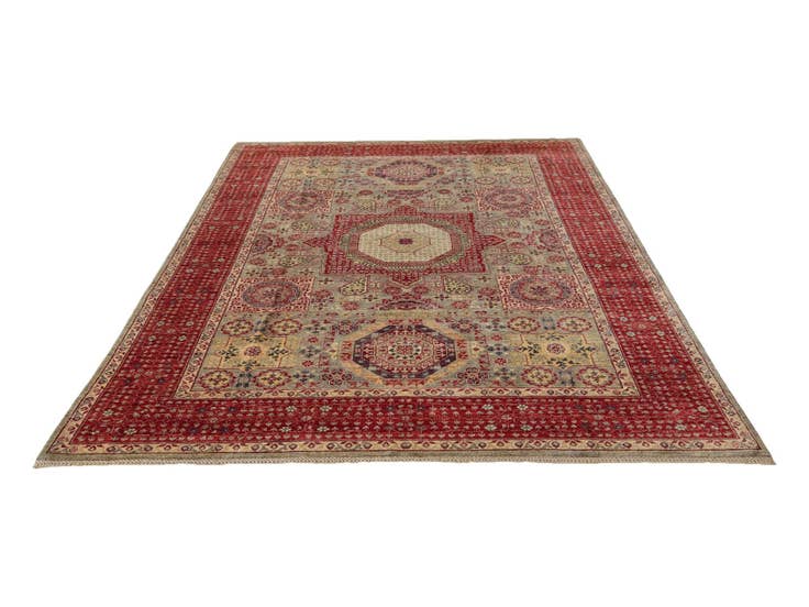Detail image of 6' 9 x 9' 7 Hand Knotted Mamluk Ziegler Rug
