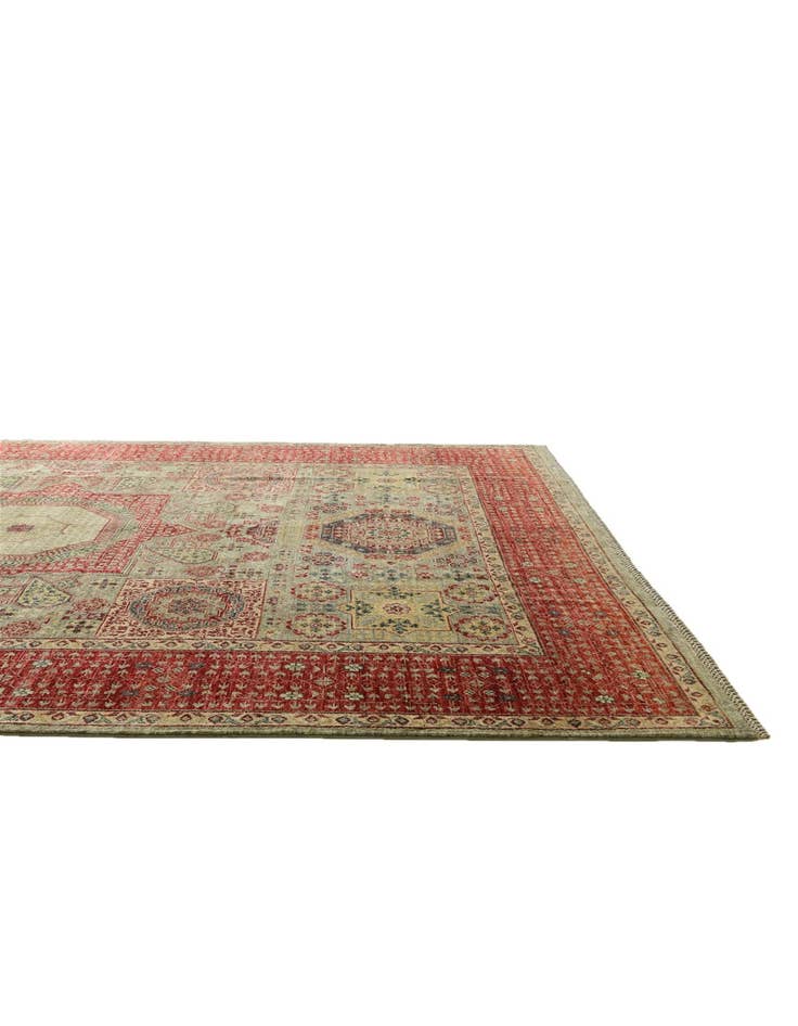 Detail image of 6' 9 x 9' 7 Hand Knotted Mamluk Ziegler Rug