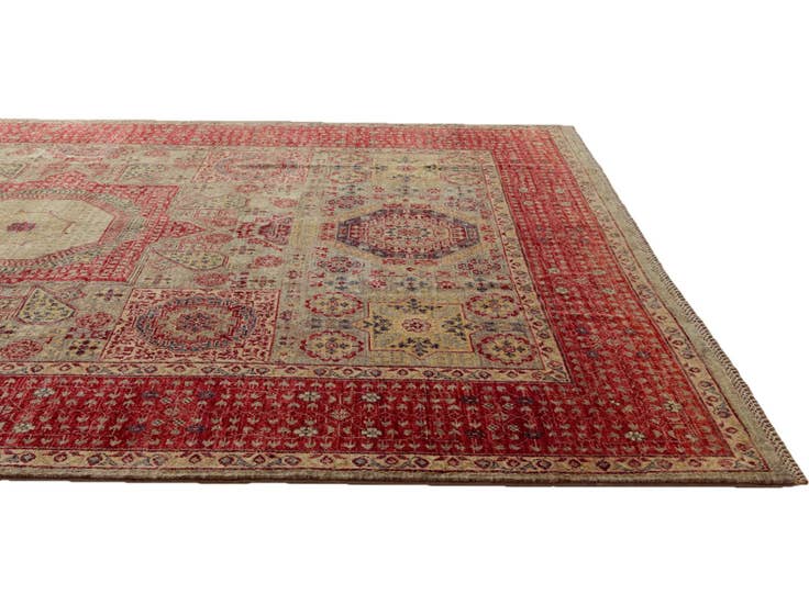 Detail image of 6' 9 x 9' 7 Hand Knotted Mamluk Ziegler Rug