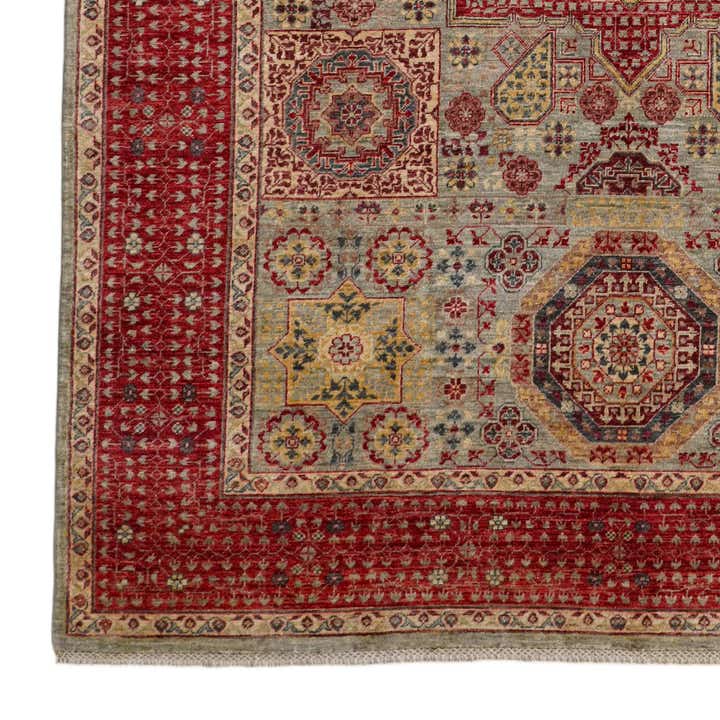 6' 9 x 9' 7 Hand Knotted Mamluk Ziegler Rug