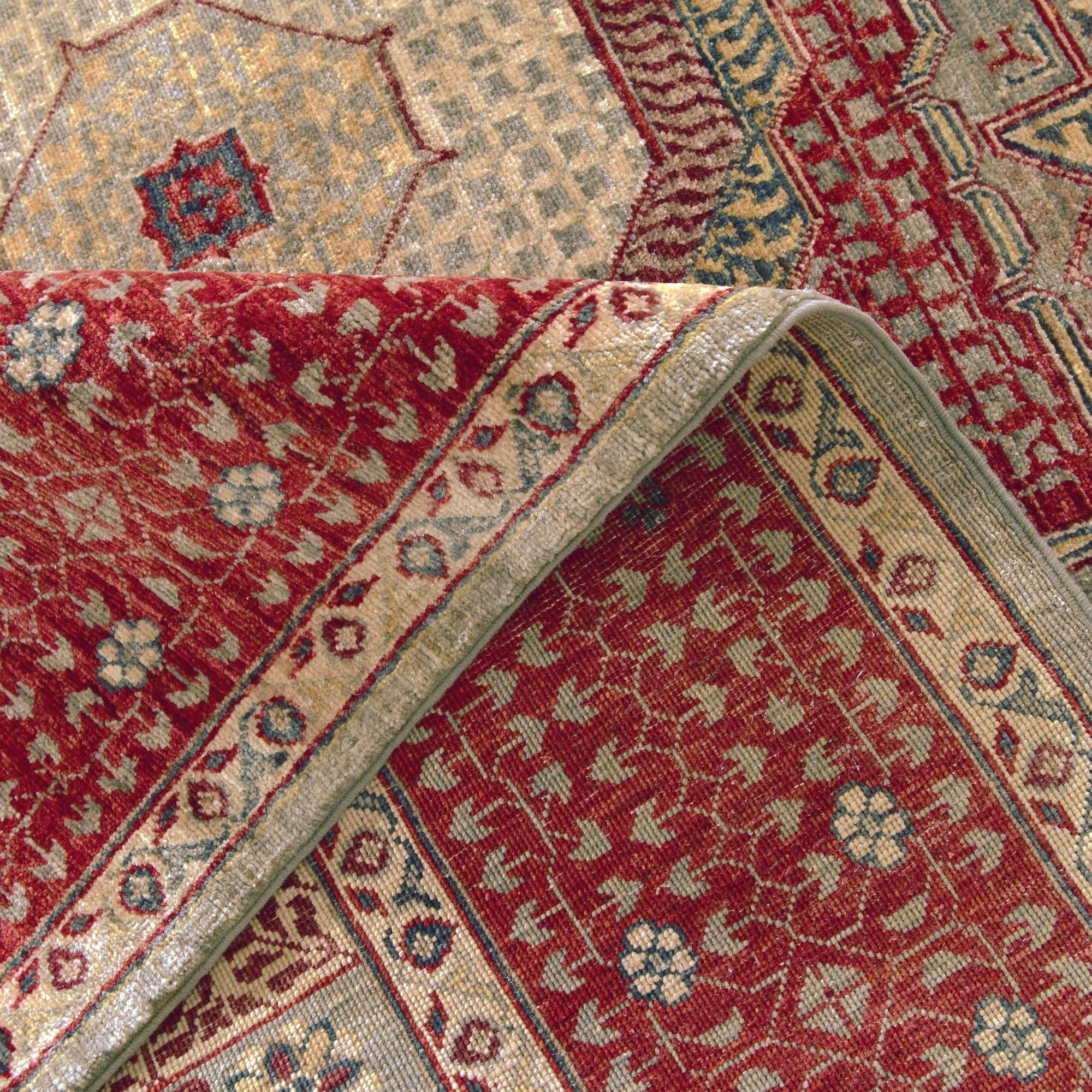 6' 9 x 9' 7 Hand Knotted Mamluk Ziegler Rug
