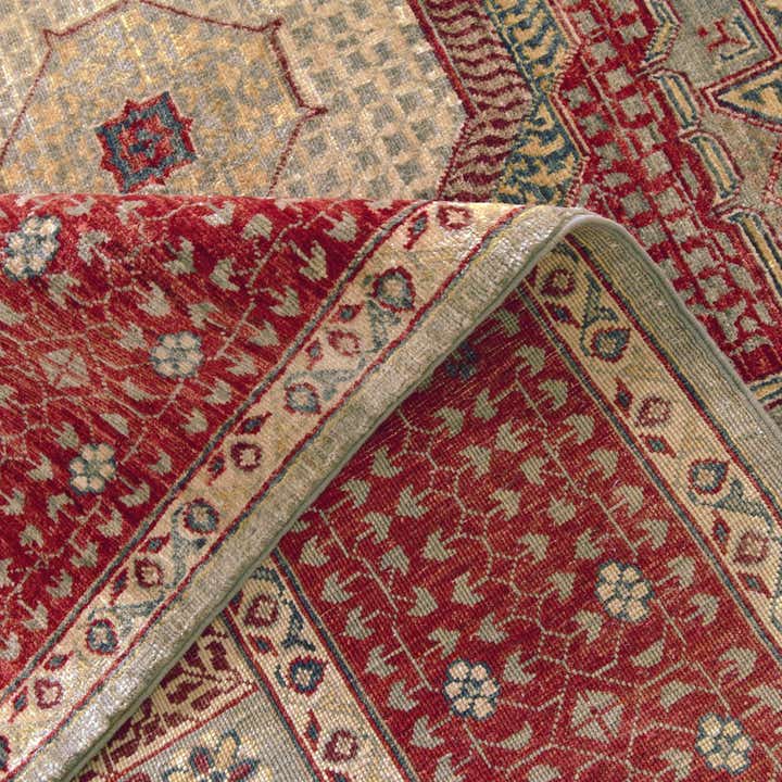 6' 9 x 9' 7 Hand Knotted Mamluk Ziegler Rug