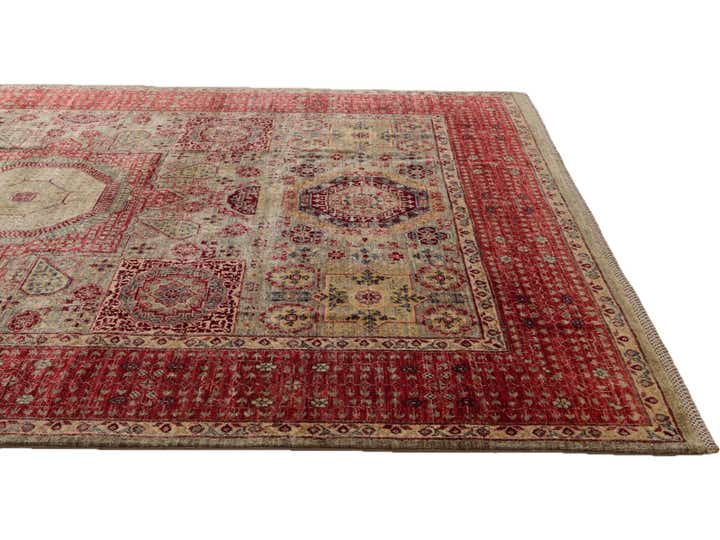 6' 9 x 9' 8 Hand Knotted Mamluk Ziegler Rug