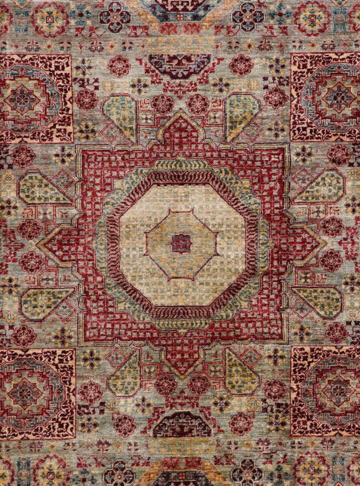 6' 9 x 9' 8 Hand Knotted Mamluk Ziegler Rug
