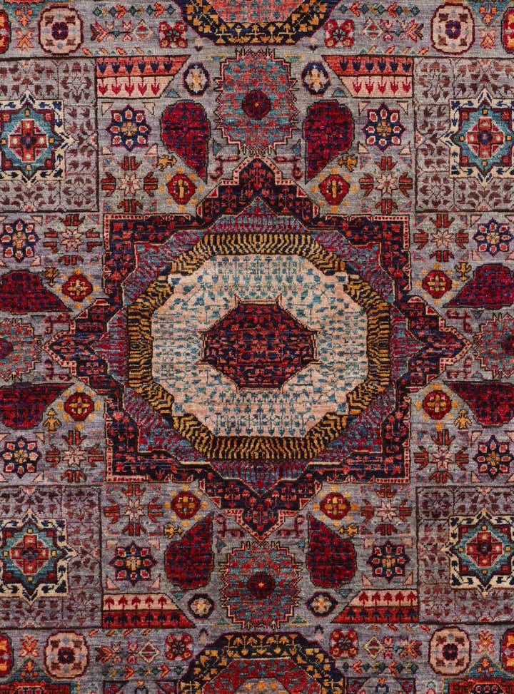 4' 11 x 6' 9 Hand Knotted Mamluk Ziegler Rug