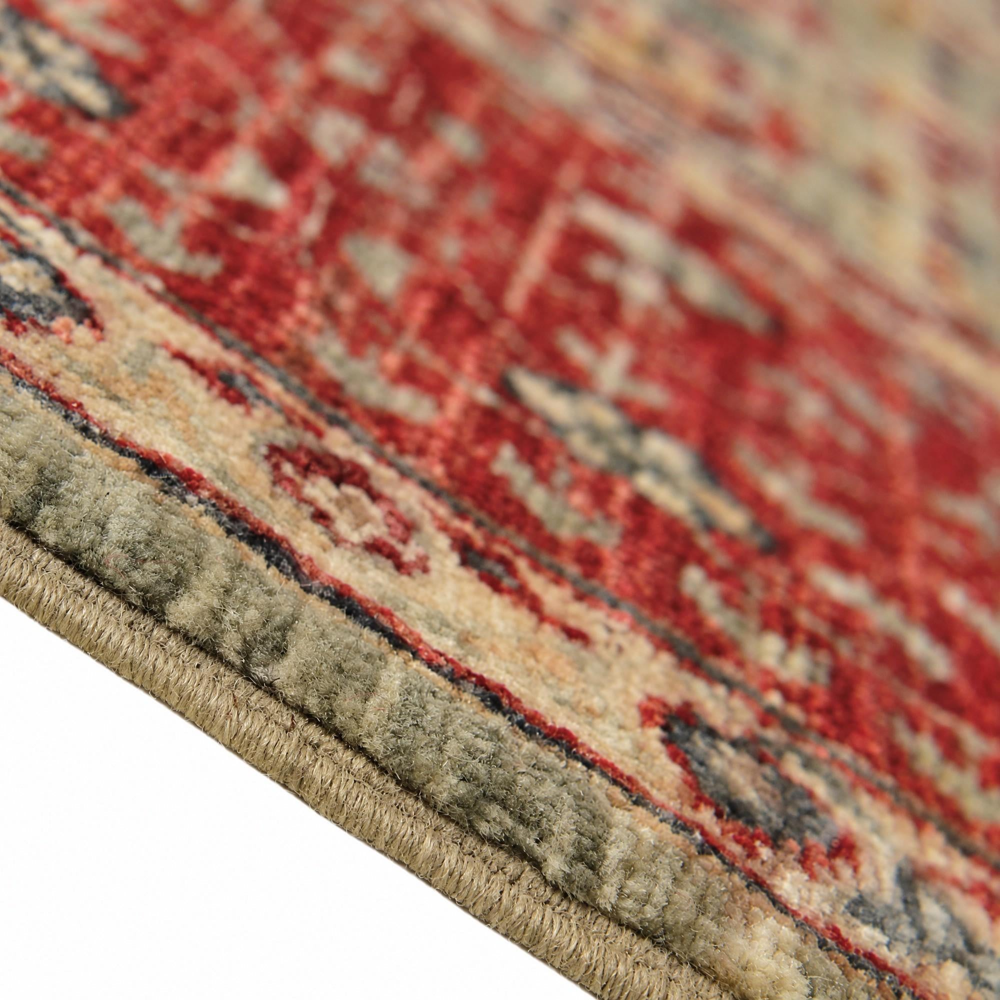200cm x 300cm Hand Knotted Mamluk Ziegler Rug