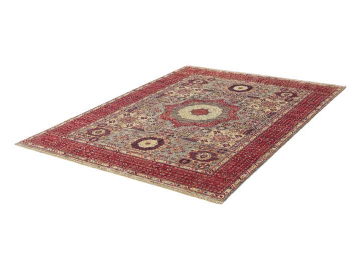 5' 1 x 6' 11 Hand Knotted Mamluk Ziegler Rug