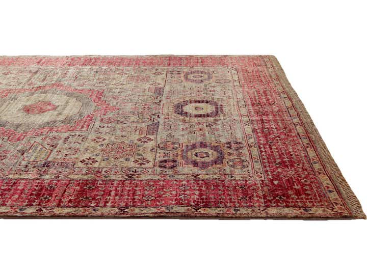 5' 1 x 6' 11 Hand Knotted Mamluk Ziegler Rug