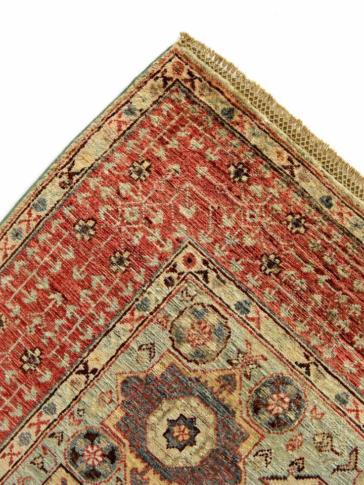 5' 1 x 6' 11 Hand Knotted Mamluk Ziegler Rug