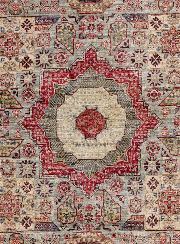 5' 1 x 6' 11 Hand Knotted Mamluk Ziegler Rug